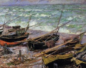Claude Oscar Monet : Fishing Boats II